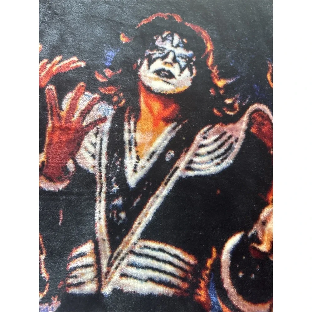 KISS Destroyer Plush Blanket Throw NWOT 58x70